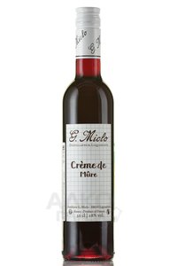 Creme de Mure - ликер со вкусом ежевики Крем де Мюр 0.5 л