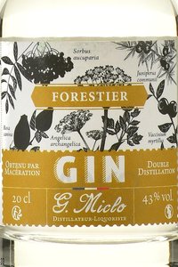 Forestier Gin  - джин Фористьер 0.2 л