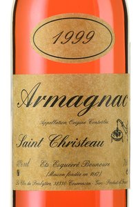 Saint-Christeau 1999 - арманьяк Сент-Кристо 1999 год 0.7 л в п/у