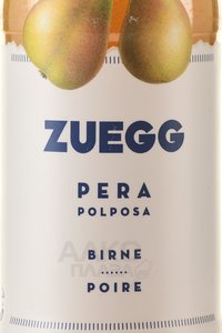 Напиток Zuegg Bar Грушевый нектар 200 мл стекло