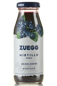 Напиток Zuegg Bar Черничный нектар 200 мл стекло