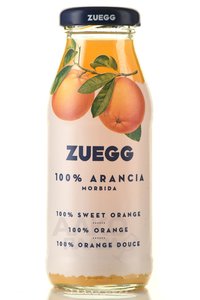 Сок Zuegg Bar Апельсин 100% 200 мл стекло