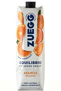 Напиток Zuegg Апельсин без сахара 1 л