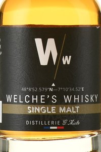 Welche`s Distillery G.Miclo Single Malt - виски Велшес Дистиллери Ж.Микло Сингл Молт 0.2 л