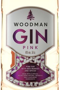Woodman Gin Pink - Вудман Джин Пинк 0.5 л