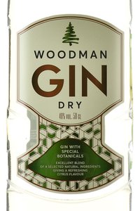 Woodman Gin Dry - Вудман Джин Драй 0.5 л