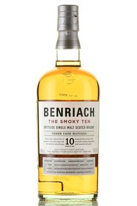 BenRiach The Smoky Ten 10 Years Old - виски торфяной БенРиах Смоки Тэн 10 лет 0.7 л в тубе