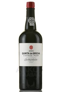 Quinta da Gricha Vintage Port 2005 - портвейн Кинта да Гриша Винтаж Порт 2005 год 0.75 л