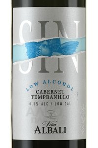 безалкогольное вино Винья Албали Каберне Темпранильо 0.75 л этикетка