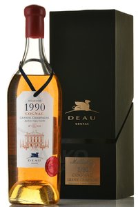 Deau Grande Champagne 1990 - коньяк ОС Гранд Шампань До 1990 год 0.7 л в п/у