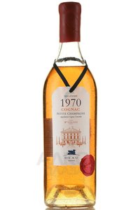 Deau Petite Champagne 1970 - коньяк ОС Пти Шампань До 1970 год 0.7 л в д/у