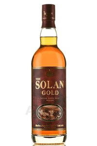 Solan Gold - виски Солан Голд  0.75 л в тубе