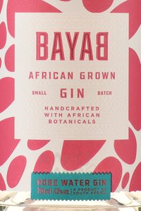 Bayab Rose Water Gin - Байаб Роз Вотер Джин 0.7 л