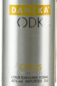 Danzka Citrus - водка Данска Цитрус 0.05 л