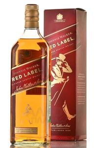 Johnnie Walker Red Label - виски Джонни Уокер Рэд Лейбл 1 л в п/у