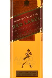 Johnnie Walker Red Label - виски Джонни Уокер Рэд Лейбл 1 л в п/у