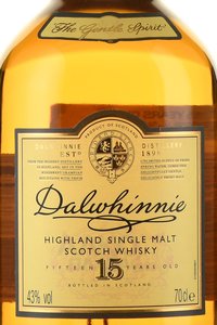 Dalwhinnie Aged 15 Years Old - виски Далвини 15 лет 0.7 л в п/у