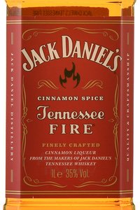 Jack Daniel’s Tennessee Fire - виски Джек Дэниел’с Теннесси Фаэр 1 л