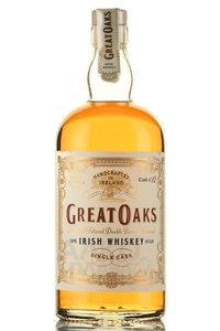 Great Oaks Irish Whiskey Single Cask - виски Грейт Оакс Айриш Сингл Каск 0.7 л