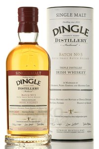 Dingle Single Malt Batch № 5 - виски Дингл Сингл Молт Выпуск 5 0.75 л в тубе