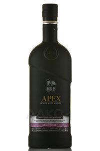 M & H Apex Single Cask Peated Fortified Red Wine Cask - виски Эм энд Эйч Апекс Сингл Каск Питед Фортифайд Ред Вайн Каск 0.7 л в п/у