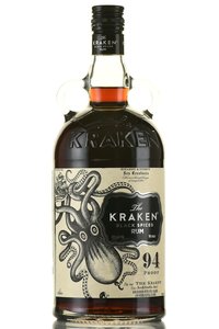 Kraken Black Spiced - ром Кракен Пряный Черный 1 л