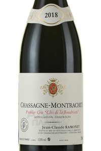 Jean-Claude Ramonet Chassagne-Montrachet 1er Cru Clos de la Boudriotte - вино Шассань-Монраше Премье Крю Жан-Клод Рамоне Кло де ла Будриот 0.75 л красное сухое