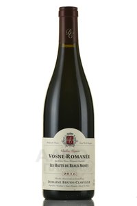 Domaine Bruno Clavelier Vosne-Romanee Les Beaux Monts Vieilles Vignes - вино Вон-Романе Домен Бруно Клавелье Ле О де Бо Мон Вьей Винь 0.75 л красное сухое