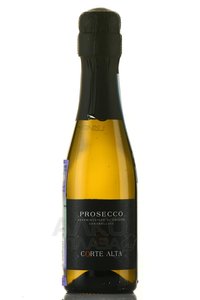 Corte Alta Prosecco DOC - вино игристое Просекко Корте Альта ДОК 0.2 л белое брют