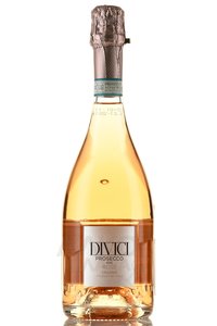 Divici Prosecco DOC Rose - вино игристое Дивичи Просекко ДОК Розе Органик Вино 0.75 л розовое брют