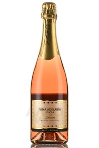 Cava Vina Adelaida Brut Rosado DO - вино игристое Кава Вина Аделаида Брют Росадо ДО 0.75 л розовое брют