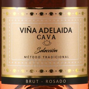 Cava Vina Adelaida Brut Rosado DO - вино игристое Кава Вина Аделаида Брют Росадо ДО 0.75 л розовое брют