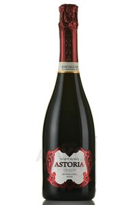 Badagoni Astoria Saperavi - вино игристое Бадагони Саперави серия Астория 0.75 л красное полусладкое