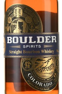Boulder Spirits Colorado Straight Bourbon Whiskey - виски Боулдер Спиритс Колорадо Стрейт Бурбон Виски 0.7 л