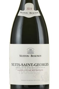 Nuiton-Beaunoy Nuits-Saint-Georges AOC - вино Нютон-Бенуа Нюи Сен Жорж AOC 0.75 л красное сухое