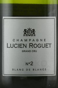 Lucien Roguet Blanc de Blancs Grand Cru - шампанское Люсьен Роге Блан де Блан Гранд Крю 0.75 л белое брют