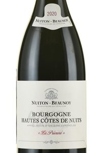 Bourgogne Hautes Cotes de Nuits Le Prieure - вино Бургонь От Кот де Ньюи Ле Приер 0.75 л красное сухое