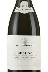 Nuiton-Beaunoy Beaune - вино Бон Нютон Бенуа 0.75 л красное сухое