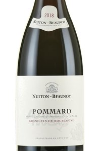 Nuiton-Beaunoy Pommard - вино Поммар Нютон Бенуа 0.75 л красное сухое