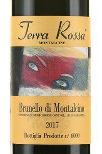 Terra Rossa Brunello di Montalcino - вино Брунелло ди Монтальчино Терра Росса 0.75 л красное сухое
