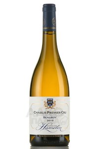 Domaine Hamelin Chablis 1-er Cru Beauroy - вино Домен Амелин Шабли Премьер Крю Боруа 0.75 л сухое белое