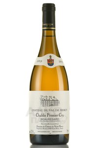 Chablis Premier Cru Beauregard - вино Шабли 1-ый Крю Борегар 0.75 л белое сухое