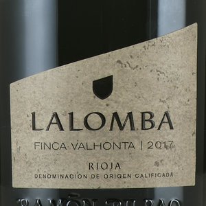 вино Рамон Бильбао Лаломба Финка Вальонта 0.75 л красное сухое этикетка