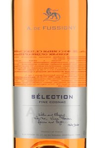 A. de Fussigny Selection Collection - коньяк А. Де Фуссиньи Селексьон Коллексьон 3 года 0.5 л в тубе