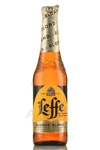 Leffe Blonde - пиво Леффе Блонд 0.33 л светлое