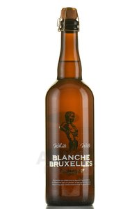 Blanche de Bruxelles - пиво Бланш де Брюссель 0.75 л светлое нефильтрованное