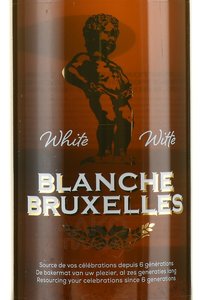 Blanche de Bruxelles - пиво Бланш де Брюссель 0.75 л светлое нефильтрованное