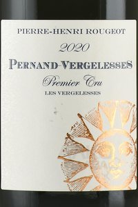 Pierre-Henri Rougeot Pernand Vergelesses Premier Cru Ile des Vergelesses - вино Пьер Анри Ружо Пернан-Вержлес Премьер Крю Ле Вержлес 0.75 л красное сухое