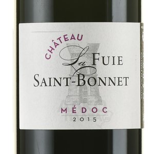 Chateau La Fuie Saint Bonnet Medoc - вино Шато Ля Фьюи Сен Бонне Медок 0.75 л красное сухое