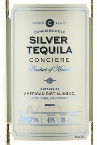 Tequila Conciere Silver - текила Консьер Сильвер 1 л